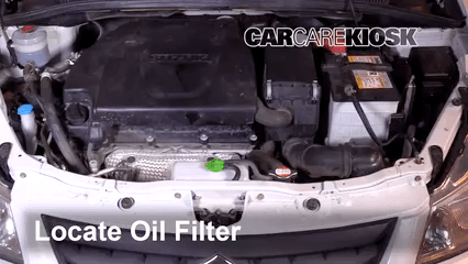 Oil & Filter Change Suzuki SX4 (2007-2013) - 2007 Suzuki SX4 Sport 2.0L